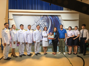 ผู้แทนผู้บริหาร คณาจารย์ บุคลากร และนักศึกษา บันทึกเทปโทรทัศน์ถวายพระพรชัยมงคล สมเด็จพระบรมราชชนนีพันปีหลวง
