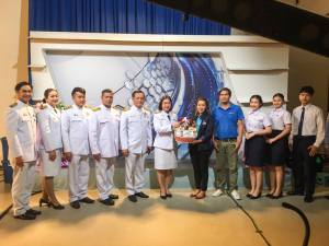 ผู้แทนผู้บริหาร คณาจารย์ บุคลากร และนักศึกษา บันทึกเทปโทรทัศน์ถวายพระพรชัยมงคล สมเด็จพระบรมราชชนนีพันปีหลวง