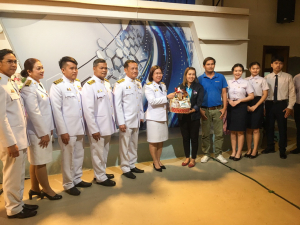 ผู้แทนผู้บริหาร คณาจารย์ บุคลากร และนักศึกษา บันทึกเทปโทรทัศน์ถวายพระพรชัยมงคล สมเด็จพระบรมราชชนนีพันปีหลวง