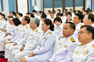 อธิการบดี ผู้บริหาร และบุคลากร มรท. ร่วมกิจกรรมเฉลิมพระเกียรติและถวายพระพรชัยมงคลพระบาทสมเด็จพระเจ้าอยู่หัว และร่วมการประชุม ทปอ.มรภ. ครั้งที่ 3/66