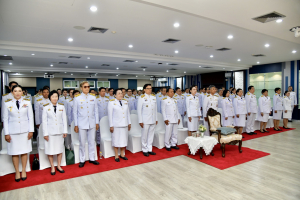 อธิการบดี ผู้บริหาร และบุคลากร มรท. ร่วมกิจกรรมเฉลิมพระเกียรติและถวายพระพรชัยมงคลพระบาทสมเด็จพระเจ้าอยู่หัว และร่วมการประชุม ทปอ.มรภ. ครั้งที่ 3/66