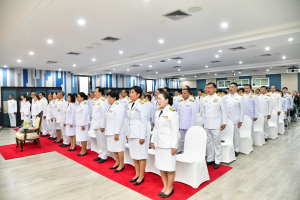 อธิการบดี ผู้บริหาร และบุคลากร มรท. ร่วมกิจกรรมเฉลิมพระเกียรติและถวายพระพรชัยมงคลพระบาทสมเด็จพระเจ้าอยู่หัว และร่วมการประชุม ทปอ.มรภ. ครั้งที่ 3/66