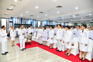 อธิการบดี ผู้บริหาร และบุคลากร มรท. ร่วมกิจกรรมเฉลิมพระเกียรติและถวายพระพรชัยมงคลพระบาทสมเด็จพระเจ้าอยู่หัว และร่วมการประชุม ทปอ.มรภ. ครั้งที่ 3/66