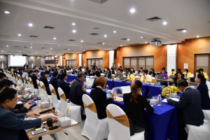 อธิการบดี ผู้บริหาร และบุคลากร มรท. ร่วมกิจกรรมเฉลิมพระเกียรติและถวายพระพรชัยมงคลพระบาทสมเด็จพระเจ้าอยู่หัว และร่วมการประชุม ทปอ.มรภ. ครั้งที่ 3/66