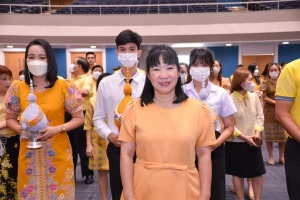 อธิการบดี มรท. นำคณะผู้บริหาร คณาจารย์ บุคลากร นักเรียน นักศึกษา ร่วมพิธีถวายพระพรชัยมงคล เนื่องในโอกาสวันเฉลิมพระชนมพรรษา พระบาทสมเด็จพระเจ้าอยู่หัว