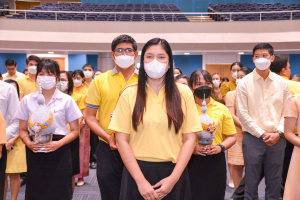 อธิการบดี มรท. นำคณะผู้บริหาร คณาจารย์ บุคลากร นักเรียน นักศึกษา ร่วมพิธีถวายพระพรชัยมงคล เนื่องในโอกาสวันเฉลิมพระชนมพรรษา พระบาทสมเด็จพระเจ้าอยู่หัว