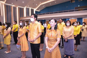 อธิการบดี มรท. นำคณะผู้บริหาร คณาจารย์ บุคลากร นักเรียน นักศึกษา ร่วมพิธีถวายพระพรชัยมงคล เนื่องในโอกาสวันเฉลิมพระชนมพรรษา พระบาทสมเด็จพระเจ้าอยู่หัว