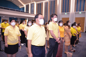 อธิการบดี มรท. นำคณะผู้บริหาร คณาจารย์ บุคลากร นักเรียน นักศึกษา ร่วมพิธีถวายพระพรชัยมงคล เนื่องในโอกาสวันเฉลิมพระชนมพรรษา พระบาทสมเด็จพระเจ้าอยู่หัว