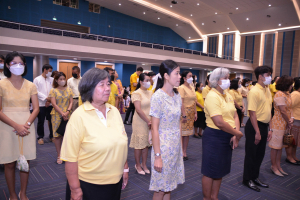 อธิการบดี มรท. นำคณะผู้บริหาร คณาจารย์ บุคลากร นักเรียน นักศึกษา ร่วมพิธีถวายพระพรชัยมงคล เนื่องในโอกาสวันเฉลิมพระชนมพรรษา พระบาทสมเด็จพระเจ้าอยู่หัว