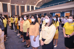 อธิการบดี มรท. นำคณะผู้บริหาร คณาจารย์ บุคลากร นักเรียน นักศึกษา ร่วมพิธีถวายพระพรชัยมงคล เนื่องในโอกาสวันเฉลิมพระชนมพรรษา พระบาทสมเด็จพระเจ้าอยู่หัว