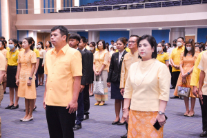 อธิการบดี มรท. นำคณะผู้บริหาร คณาจารย์ บุคลากร นักเรียน นักศึกษา ร่วมพิธีถวายพระพรชัยมงคล เนื่องในโอกาสวันเฉลิมพระชนมพรรษา พระบาทสมเด็จพระเจ้าอยู่หัว