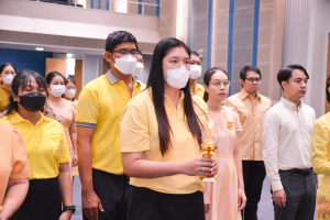 อธิการบดี มรท. นำคณะผู้บริหาร คณาจารย์ บุคลากร นักเรียน นักศึกษา ร่วมพิธีถวายพระพรชัยมงคล เนื่องในโอกาสวันเฉลิมพระชนมพรรษา พระบาทสมเด็จพระเจ้าอยู่หัว
