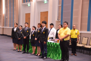 อธิการบดี มรท. นำคณะผู้บริหาร คณาจารย์ บุคลากร นักเรียน นักศึกษา ร่วมพิธีถวายพระพรชัยมงคล เนื่องในโอกาสวันเฉลิมพระชนมพรรษา พระบาทสมเด็จพระเจ้าอยู่หัว