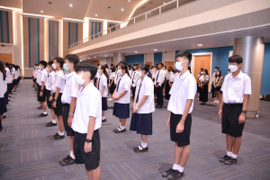 อธิการบดี มรท. นำคณะผู้บริหาร คณาจารย์ บุคลากร นักเรียน นักศึกษา ร่วมพิธีถวายพระพรชัยมงคล เนื่องในโอกาสวันเฉลิมพระชนมพรรษา พระบาทสมเด็จพระเจ้าอยู่หัว
