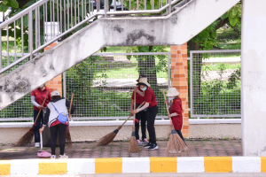อธิการบดี มรท. นำคณะผู้บริหาร คณาจารย์ บุคลากร นักเรียน นักศึกษา ร่วมพิธีถวายพระพรชัยมงคล เนื่องในโอกาสวันเฉลิมพระชนมพรรษา พระบาทสมเด็จพระเจ้าอยู่หัว
