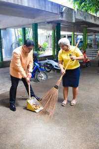 อธิการบดี มรท. นำคณะผู้บริหาร คณาจารย์ บุคลากร นักเรียน นักศึกษา ร่วมพิธีถวายพระพรชัยมงคล เนื่องในโอกาสวันเฉลิมพระชนมพรรษา พระบาทสมเด็จพระเจ้าอยู่หัว