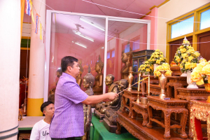 มรท. จัดกิจกรรมถวายเทียนพรรษาและผ้าอาบน้ำฝน ประจำปี 2566