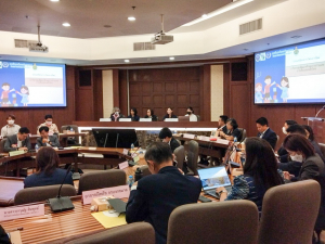 มรท. ร่วมการประชุมนำเสนอความก้าวหน้าผลการดำเนินงานโครงการสถาบันอุดมศึกษาเป็นพี่เลี้ยง ปี พ.ศ. 2566
