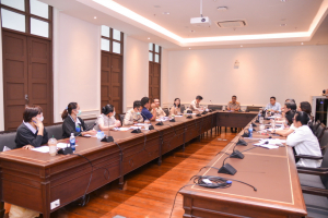 การประชุมเตรียมงานพิธีพระราชทานปริญญาบัตร มรท.  ประจำปี พ.ศ.2566 ครั้งที่ 3