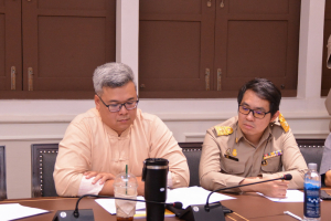 การประชุมเตรียมงานพิธีพระราชทานปริญญาบัตร มรท.  ประจำปี พ.ศ.2566 ครั้งที่ 3