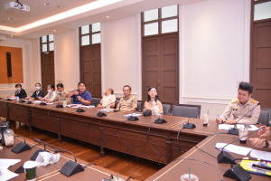 การประชุมเตรียมงานพิธีพระราชทานปริญญาบัตร มรท.  ประจำปี พ.ศ.2566 ครั้งที่ 3