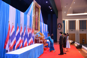 มรท. จัดพิธีถวายพระพรสมเด็จนางเจ้าสิริกิติ์ พระบรมราชินีนาถ พระบรมราชชนนีพันปีหลวง