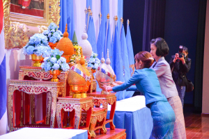 มรท. จัดพิธีถวายพระพรสมเด็จนางเจ้าสิริกิติ์ พระบรมราชินีนาถ พระบรมราชชนนีพันปีหลวง