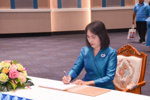 มรท. จัดพิธีถวายพระพรสมเด็จนางเจ้าสิริกิติ์ พระบรมราชินีนาถ พระบรมราชชนนีพันปีหลวง