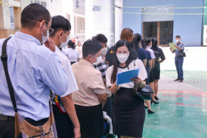 มรท. จัดฝึกซ้อมพิธีพระราชทานปริญญาบัตร ประจำปี พ.ศ.2566 เป็นวันที่ 2