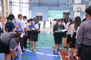 มรท. จัดฝึกซ้อมพิธีพระราชทานปริญญาบัตร ประจำปี พ.ศ.2566 เป็นวันที่ 2
