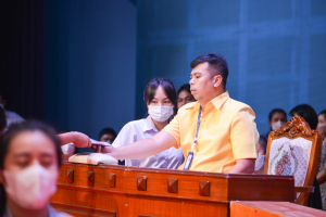 มรท. จัดฝึกซ้อมพิธีพระราชทานปริญญาบัตร ประจำปี พ.ศ.2566 เป็นวันที่ 2