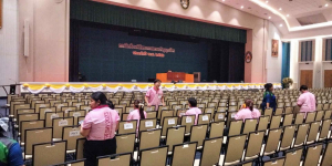 มรท. จัดฝึกซ้อมพิธีพระราชทานปริญญาบัตร ประจำปี พ.ศ.2566 เป็นวันที่ 2