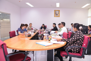 กองนโยบายและแผน สนอ. มรท. จัดนำเสนอแผนปฏิบัติการ ประจำปีงบประมาณ พ.ศ. 2567 ของหน่วยงานสังกัด มรท.