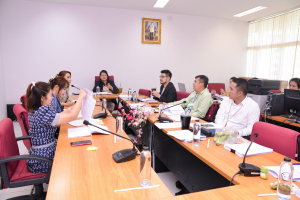 กองนโยบายและแผน สนอ. มรท. จัดนำเสนอแผนปฏิบัติการ ประจำปีงบประมาณ พ.ศ. 2567 ของหน่วยงานสังกัด มรท.