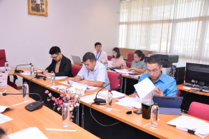 กองนโยบายและแผน สนอ. มรท. จัดนำเสนอแผนปฏิบัติการ ประจำปีงบประมาณ พ.ศ. 2567 ของหน่วยงานสังกัด มรท.