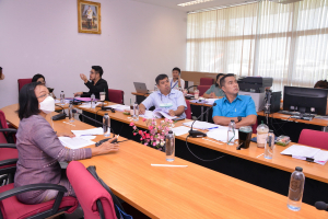 กองนโยบายและแผน สนอ. มรท. จัดนำเสนอแผนปฏิบัติการ ประจำปีงบประมาณ พ.ศ. 2567 ของหน่วยงานสังกัด มรท.