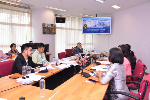 กองนโยบายและแผน สนอ. มรท. จัดนำเสนอแผนปฏิบัติการ ประจำปีงบประมาณ พ.ศ. 2567 ของหน่วยงานสังกัด มรท.