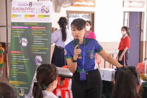 ปชส.มรท. ลงพื้นที่ออกบูธแนะแนวการศึกษาและอาชีพโรงเรียนโคกสำโรงวิทยา พบว่า ร้อยละ 80 ของนักเรียนหญิงที่เข้าร่วมการแนะแนวฯ มีความสนใจในหลักสูตรวิศวกรรมศาสตรบัณฑิต 