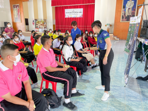 ปชส.มรท. ลงพื้นที่ออกบูธแนะแนวการศึกษาและอาชีพโรงเรียนโคกสำโรงวิทยา พบว่า ร้อยละ 80 ของนักเรียนหญิงที่เข้าร่วมการแนะแนวฯ มีความสนใจในหลักสูตรวิศวกรรมศาสตรบัณฑิต 
