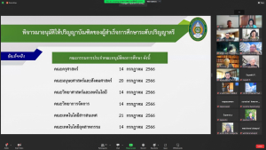 การประชุมสภา มรท. ครั้งที่ 8/66