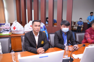 มรท. ให้การต้อนรับ ผวจ.ลพบุรี และนายกเหล่ากาชาด ในโอกาสเยี่ยมนักศึกษาทุนในพระราชานุเคราะห์สมเด็จพระกนิษฐาธิราชเจ้า กรมสมเด็จพระเทพรัตนราชสุดาฯ สยามบรมราชกุมารี
