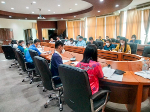 การประชุมการเตรียมจัดนิทรรศการและกิจกรรมในงานมหกรรมการแสดงผลงานพัฒนาท้องถิ่นฯ