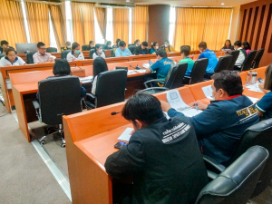การประชุมการเตรียมจัดนิทรรศการและกิจกรรมในงานมหกรรมการแสดงผลงานพัฒนาท้องถิ่นฯ
