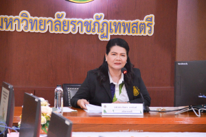 กองนโยบายและแผน จัดนำเสนอผลการดำเนินงานโครงการภายใต้โครงการยุทธศาสตร์ มรภ.เพื่อการพัฒนาท้องถิ่น ประจำปีงบประมาณ พ.ศ. 2566