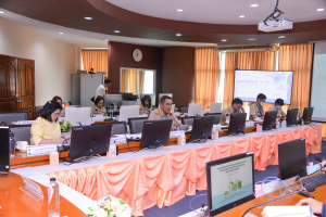 กองนโยบายและแผน จัดนำเสนอผลการดำเนินงานโครงการภายใต้โครงการยุทธศาสตร์ มรภ.เพื่อการพัฒนาท้องถิ่น ประจำปีงบประมาณ พ.ศ. 2566