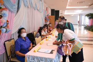 งานมุทิตาจิตเกษียณอายุราชการบุคลากร มหาวิทยาลัยราชภัฏเทพสตรี ประจำปี พ.ศ. 2566 “ด้วยรักและผูกพัน”