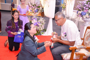 งานมุทิตาจิตเกษียณอายุราชการบุคลากร มหาวิทยาลัยราชภัฏเทพสตรี ประจำปี พ.ศ. 2566 “ด้วยรักและผูกพัน”