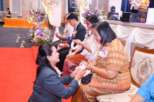 งานมุทิตาจิตเกษียณอายุราชการบุคลากร มหาวิทยาลัยราชภัฏเทพสตรี ประจำปี พ.ศ. 2566 “ด้วยรักและผูกพัน”