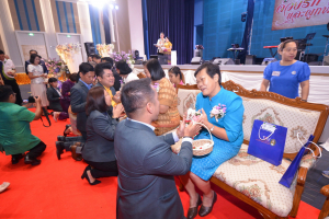 งานมุทิตาจิตเกษียณอายุราชการบุคลากร มหาวิทยาลัยราชภัฏเทพสตรี ประจำปี พ.ศ. 2566 “ด้วยรักและผูกพัน”