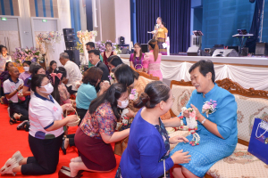 งานมุทิตาจิตเกษียณอายุราชการบุคลากร มหาวิทยาลัยราชภัฏเทพสตรี ประจำปี พ.ศ. 2566 “ด้วยรักและผูกพัน”